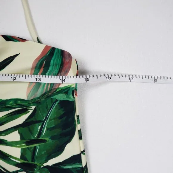Andie Swim The Waikiki Dress Ivory Palm Tropical Print Summer Dress - Pick Size - Picture 6 of 16